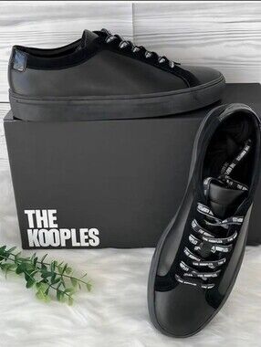 NWT - The Kooples Leather Unisex Sneakers, EU 38